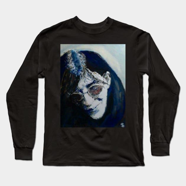 Joey Ramone by Mike Nesloney Long Sleeve T-Shirt by Mike Nesloney Art